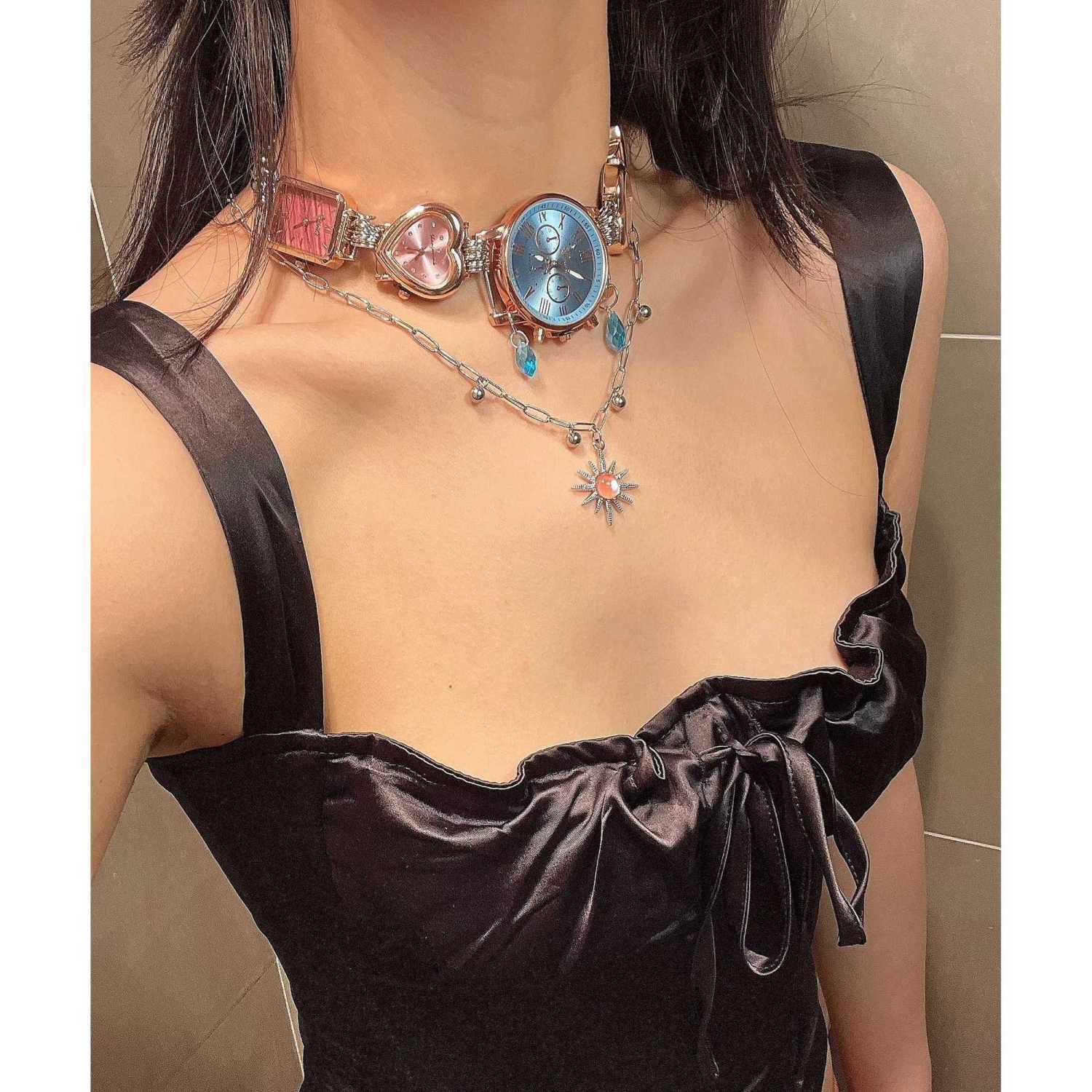 Heavy-duty Watch With A Niche Design A Timepiece Necklace