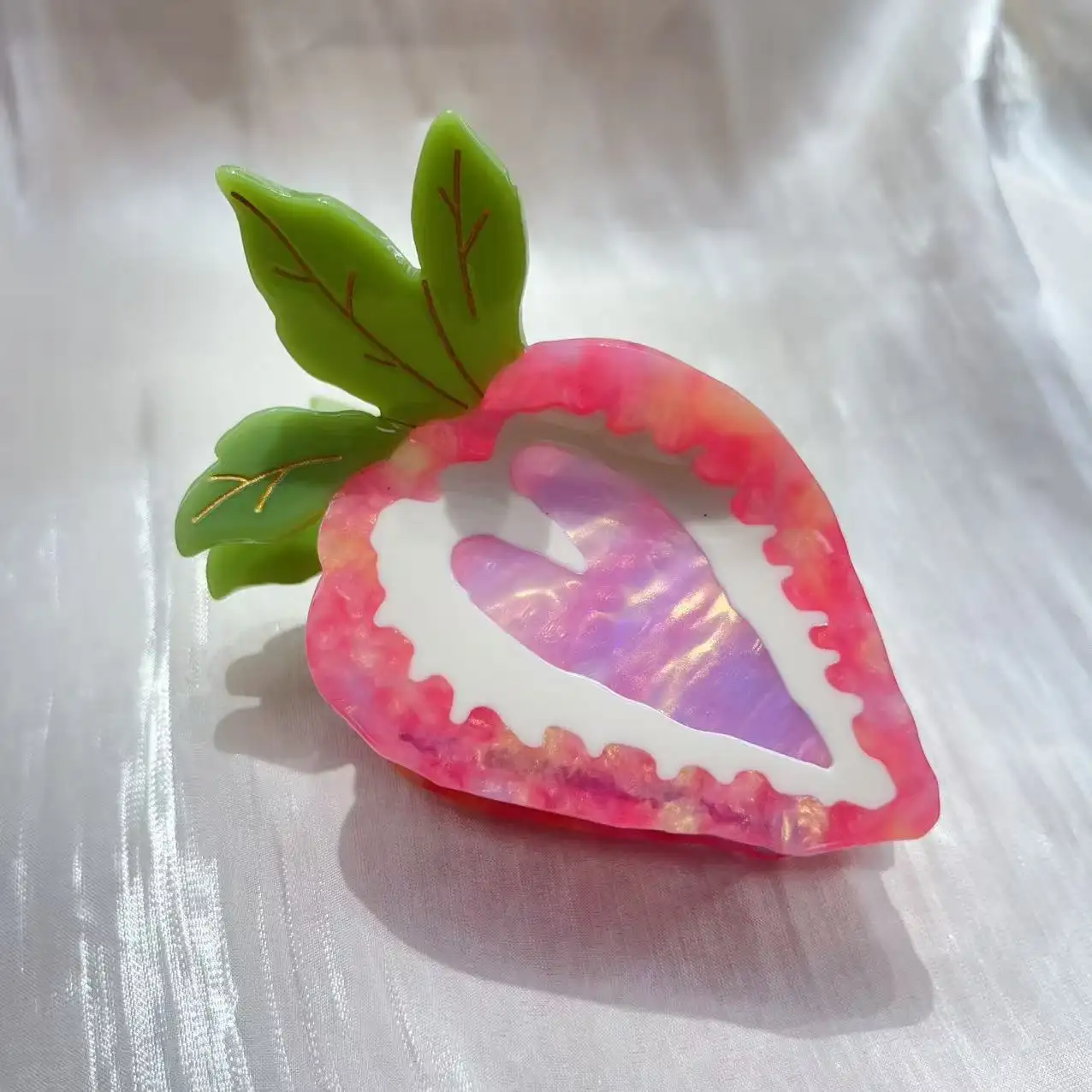 Love Honey Strawberry Fruit Sweet Cute Girls' Hairpin