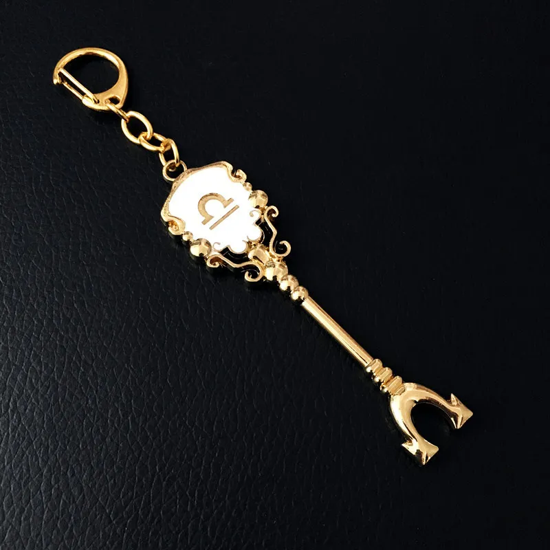 Creative Fashion Twelve Constellation Modeling Alloy Key Ring - Libra
