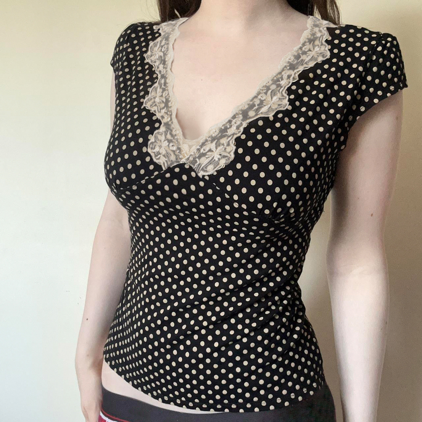 Stylish And Minimalist Womens Short Sleeve Top