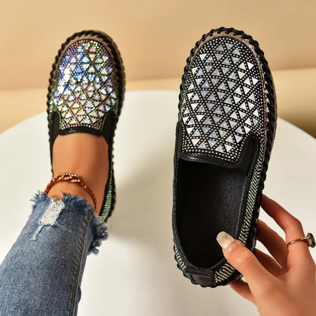 Casual Sneakers Pedal Four Seasons Thick Bottom All matching Flat Shoes Black - Shop at LoveMi