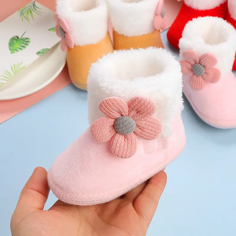 Cute Princess Baby Shoes Soft Bottom Winter