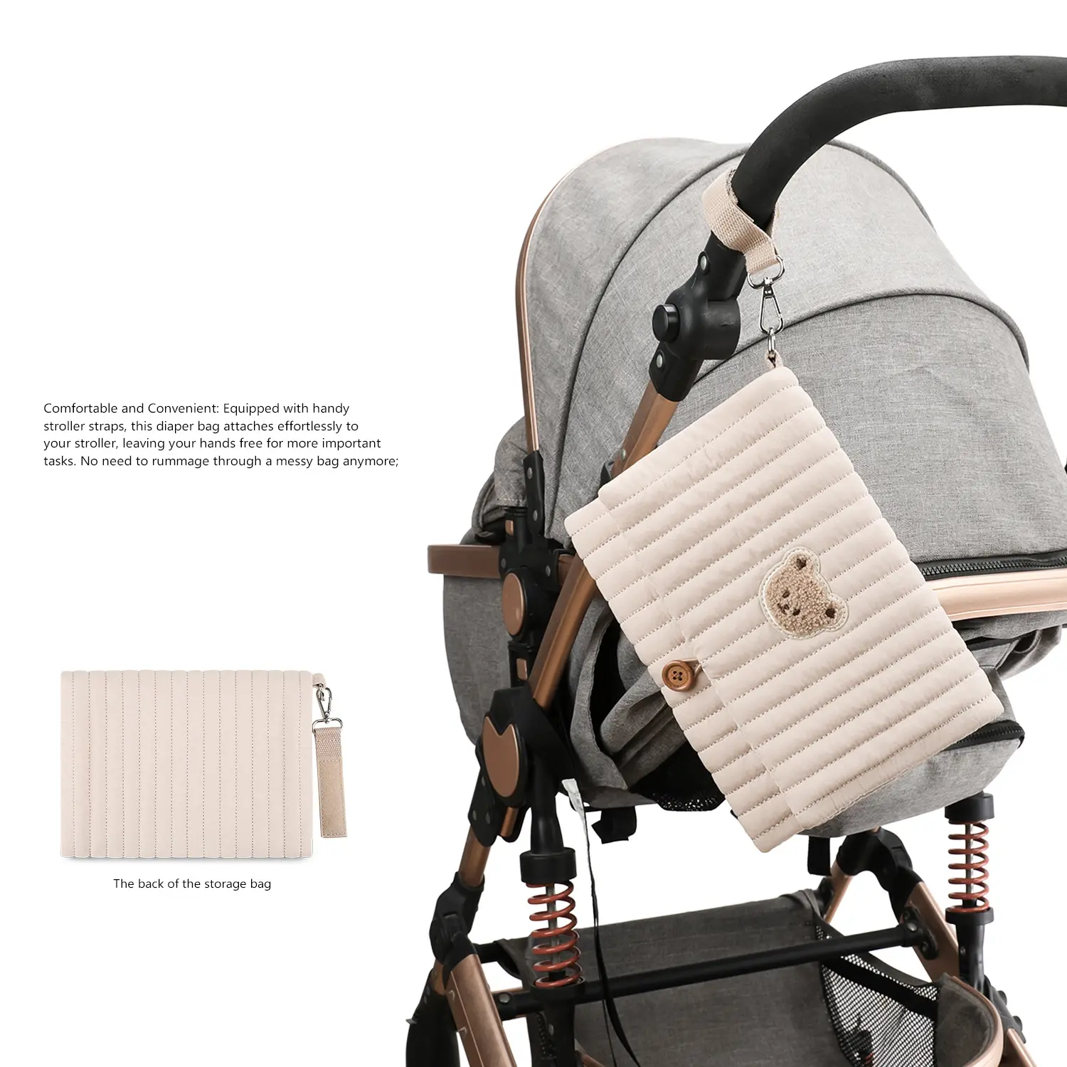 Foldable Mom-and-Baby Travel Storage Bag