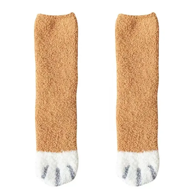 Autumn And Winter Socks Children's Thickened Warm Turmeric - Shop at LoveMi