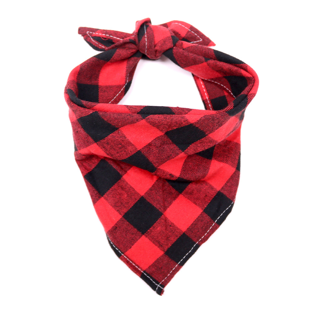 BA060 Red Black Large Plaids