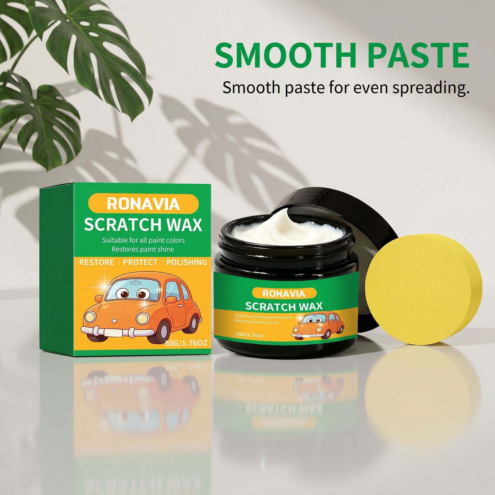 Car Scratch Repair Wax Convenient Daily Care For Paint Scratches