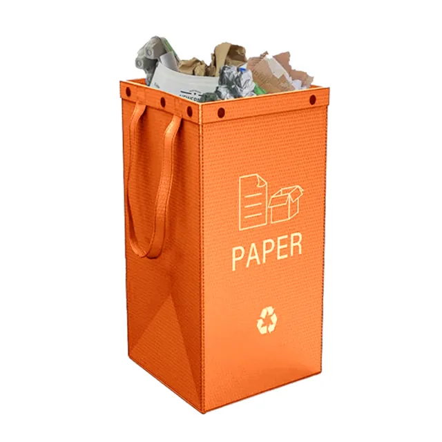 Handbag Waterproof Garbage Classification Furniture Environmental Protection Orange 3 - Shop at LoveMi