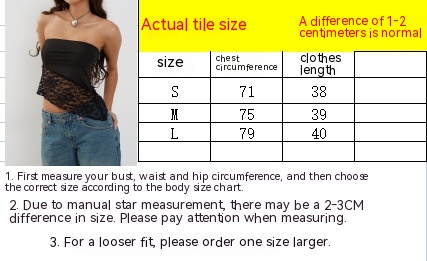 Women's Mesh Lace Top Spring Sexy Black Knitted Top - Image 9