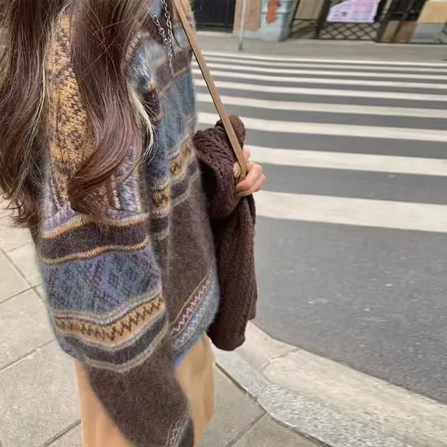 Japanese Style Heavy Industry Fried Street Sweater - Shop at LoveMi
