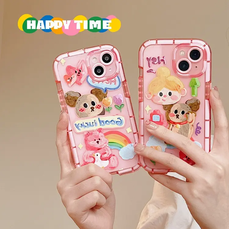 Cute Oil Painting Dog Phone Case
