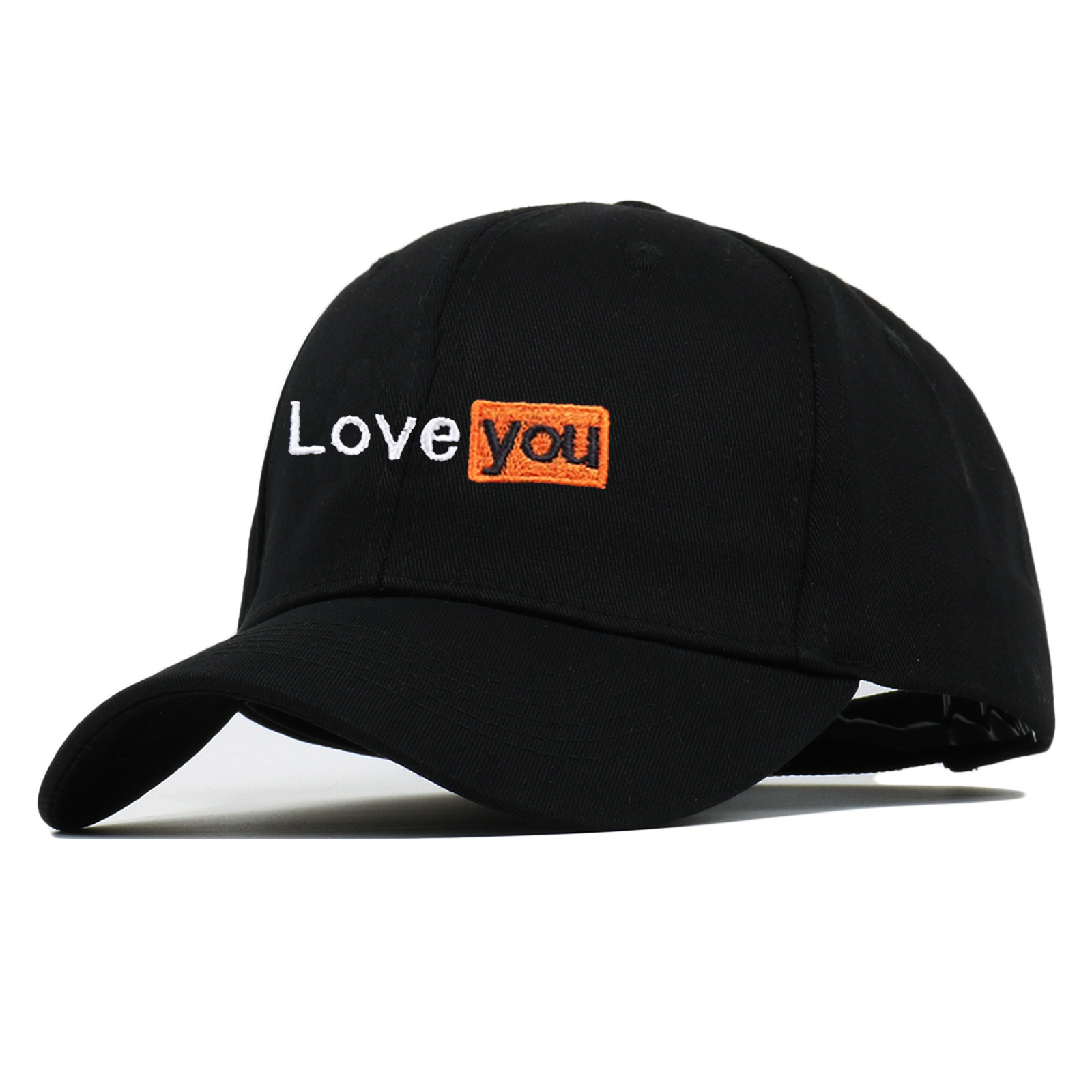 LOVE YOU Embroidered Couples Soft-Top High-Quality Baseball Cap