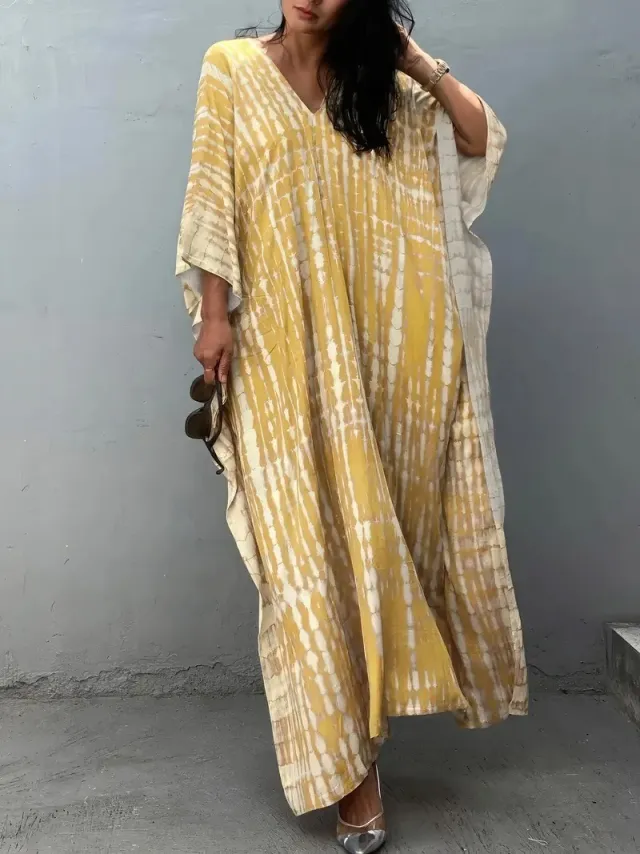 Women's One Size Beach Style Dress Yellow - Shop at LoveMi