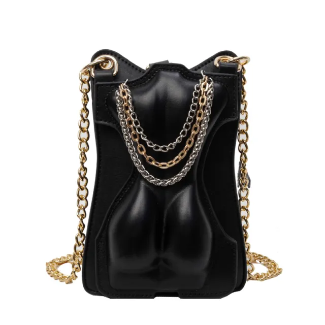 Personalized Small Bags Design Western Style Shoulder Small Square Bag Black - Shop at LoveMi