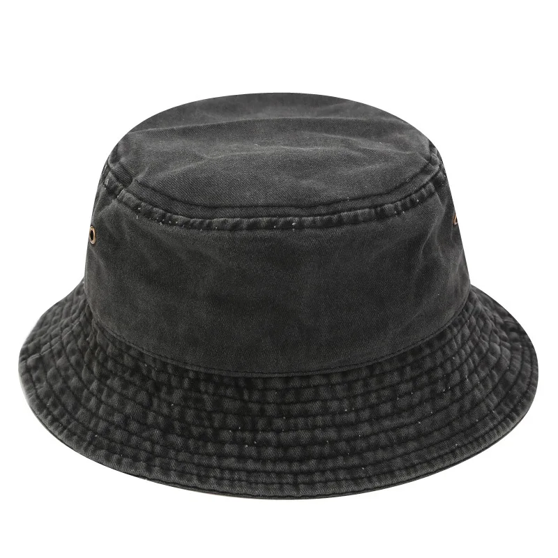 Title 7, Solid color casual denim fisherman hat