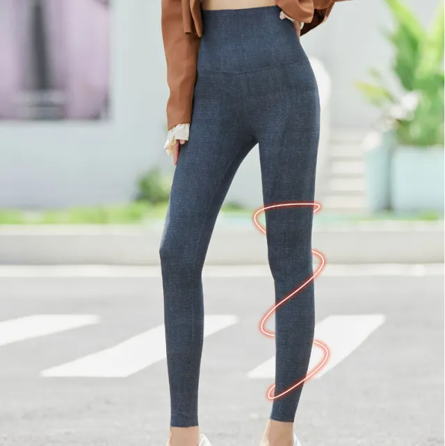 Autumn And Winter Fleece lined Thickened Shark Pants Black 3 300G Velvet - Shop at LoveMi