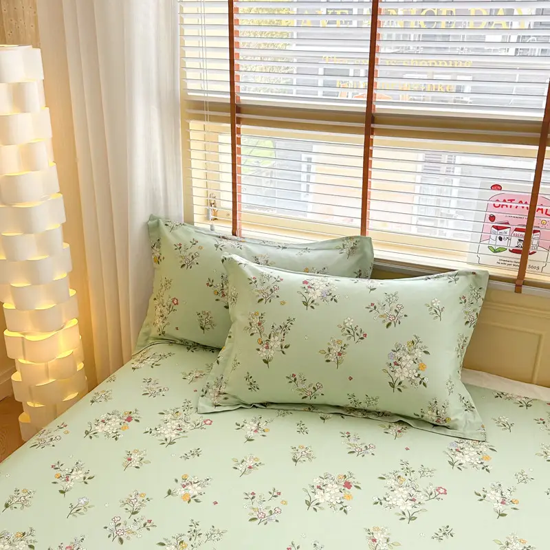 A Pair Of 100 Cotton Twill Pillowcases For Spring And Autumn