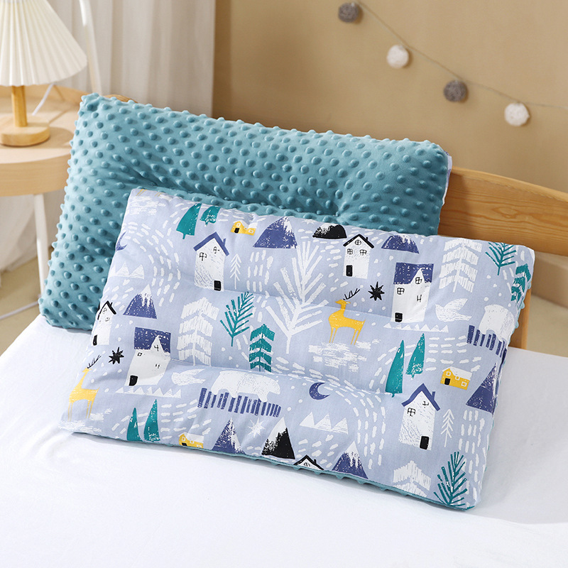 Kindergarten Nap Pillow All-cotton Bean-shaped