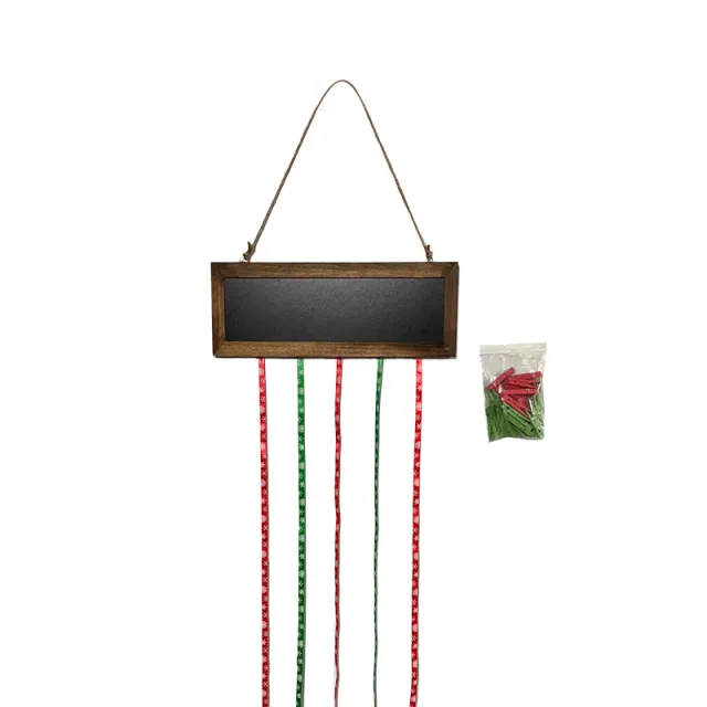 Wooden Wall Clip Photo Decorations Hanging Crafts Ornaments Brown A - Shop at LoveMi