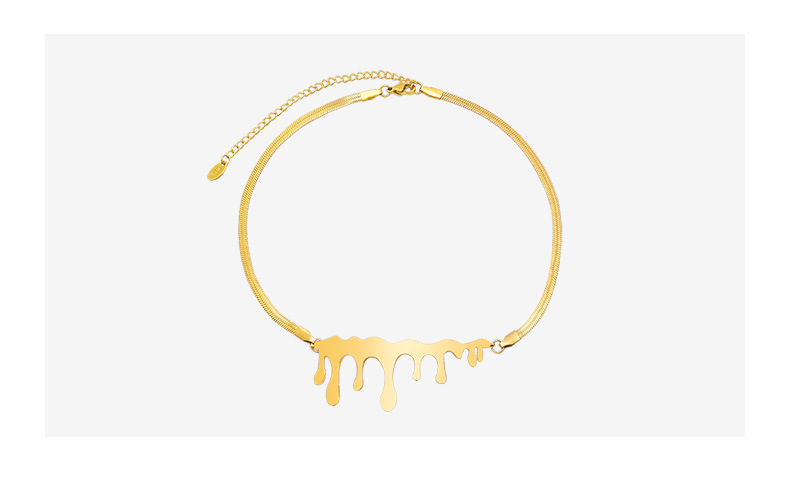 Niche Water Drop Element Necklace Clavicle Chain