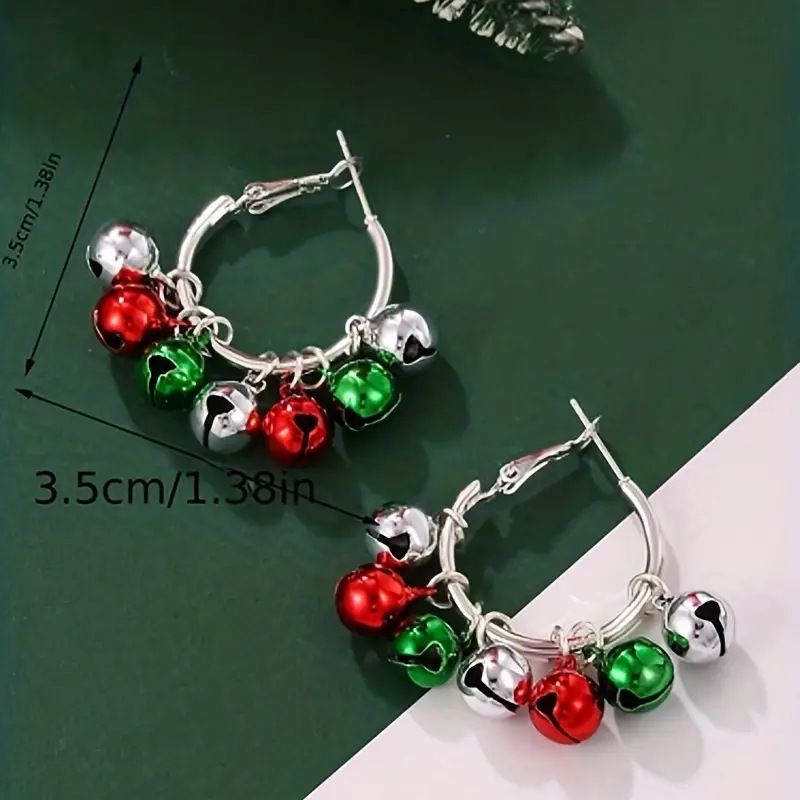 Women's Creative Cute 3-Color Bell Earrings