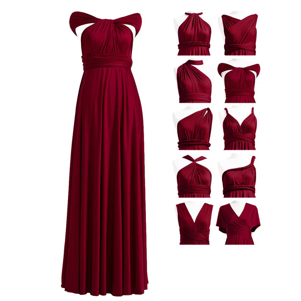 Amazon Bridesmaid Dress With Ties Convertible Gown