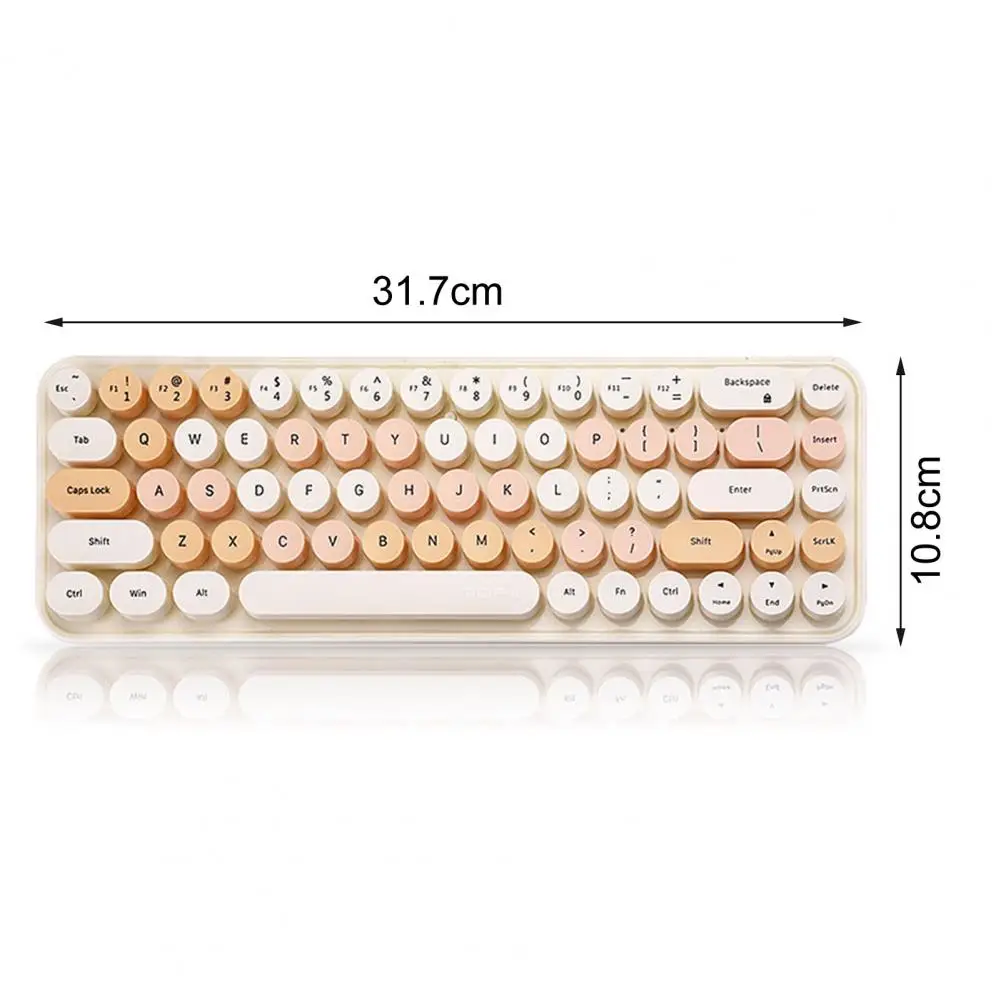 Wireless Keyboard And Mouse Set Small And Portable Lovely Female Office
