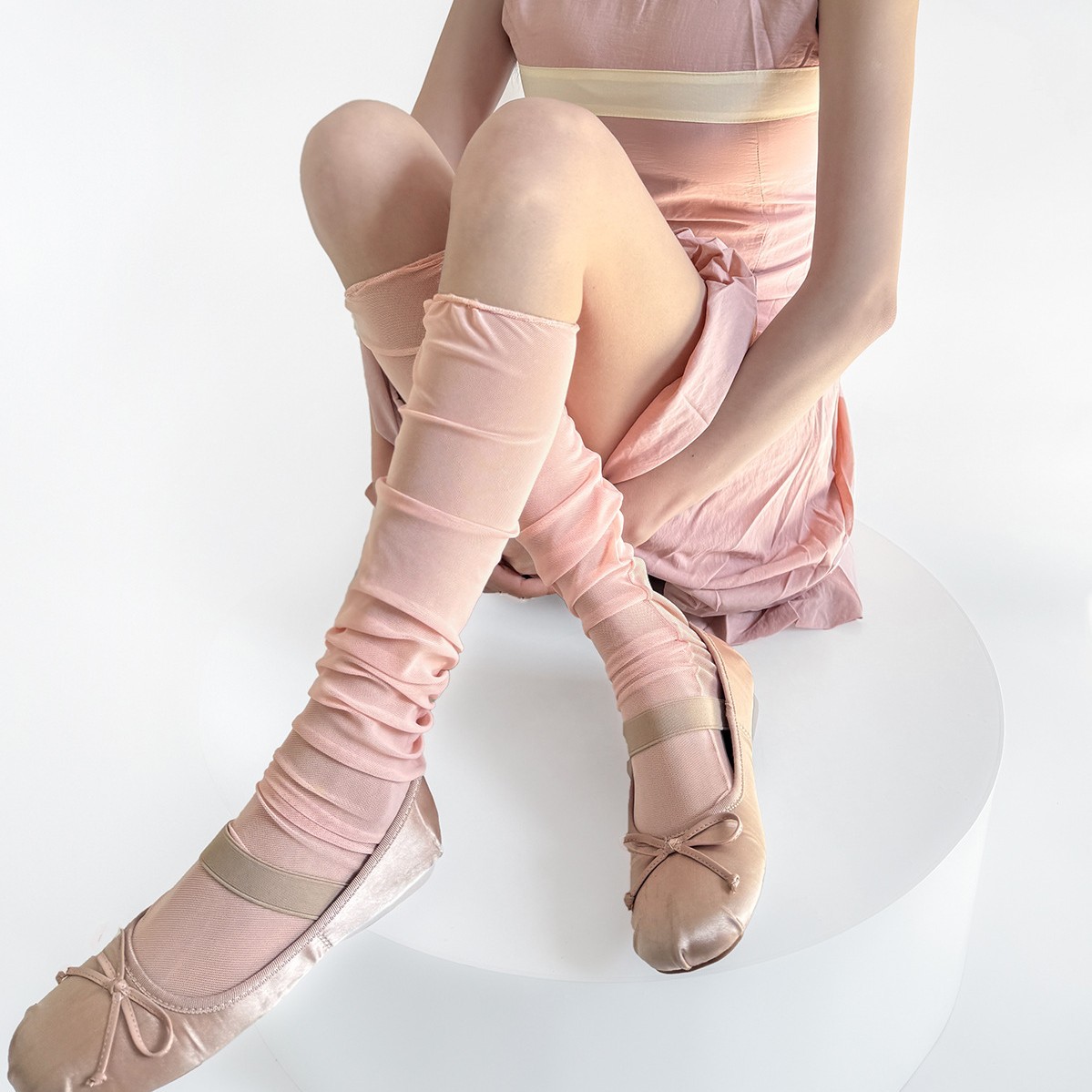 Lightweight, Slimming Mesh Socks For Women