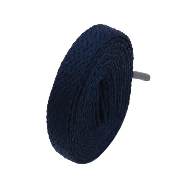 Classic Solid Color Flat Mesh All match Shoelace Dark Blue - Shop at LoveMi