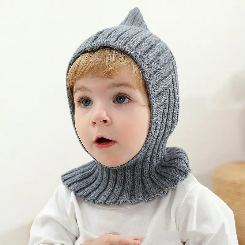 Baby And Infant Hat Scarf All-in-one Warm
