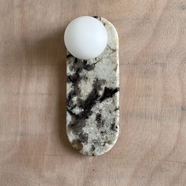 French Style Villa Aisle Natural Marble Wall