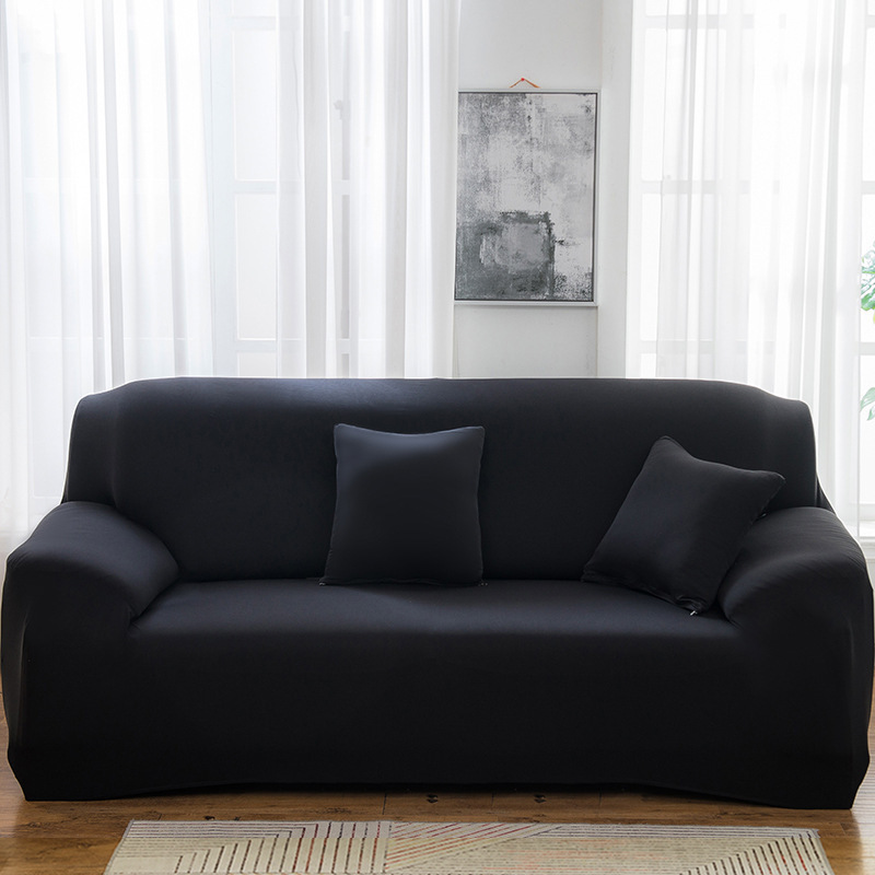 Simple Versatile Solid-color Stretch Sofa Cover For Home Use