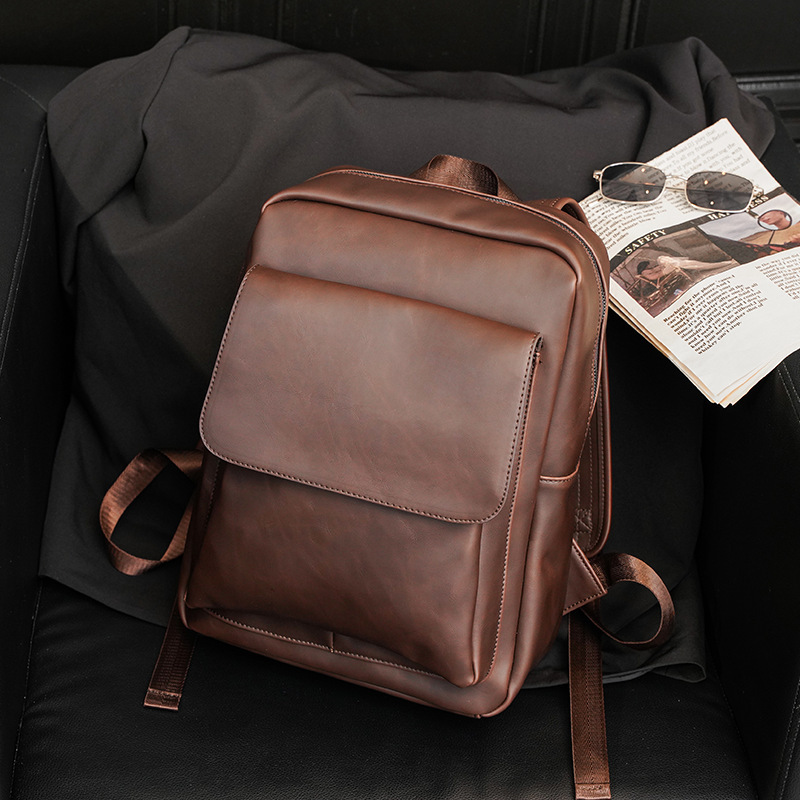 Retro Casual Korean-Style Fashionable Mens Backpack 3