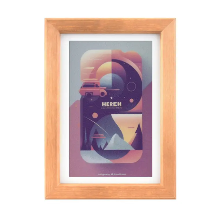 73-inch 7 Color Band Solid Wood Photo Frame