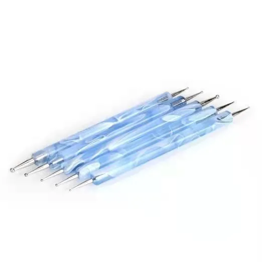 Acrylic Point Nail Brush Diamond Pen Line Pressing Light Blue - Shop at LoveMi
