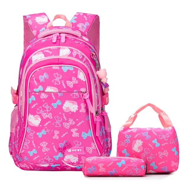 Schoolbag Middle School Student Ins Large Capacity Leisure Travel Red - Shop at LoveMi