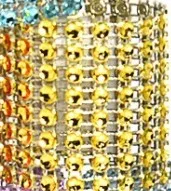 Net Drill Napkin Hotel Table Setting Napkin Ring Gold - Shop at LoveMi