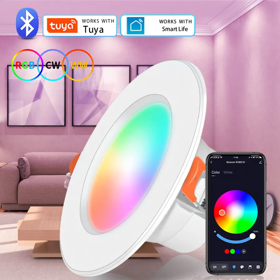 Graffiti Bluetooth Smart Downlight Voice Control Full