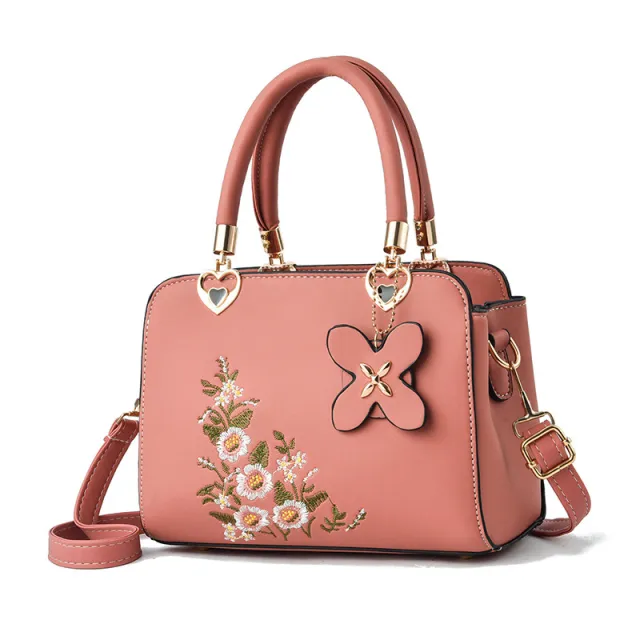European American Fashion Floral Print Decorative Women's Shoulder Crossbody Handbag Floral - Shop at LoveMi