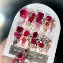 Finished Chinese Bow Fake Nail Patch view 5