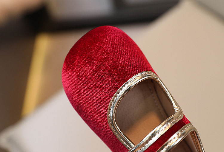 Elegant Sweet Leather Shallow Mouth Classic Style Princess Shoes — foto 4