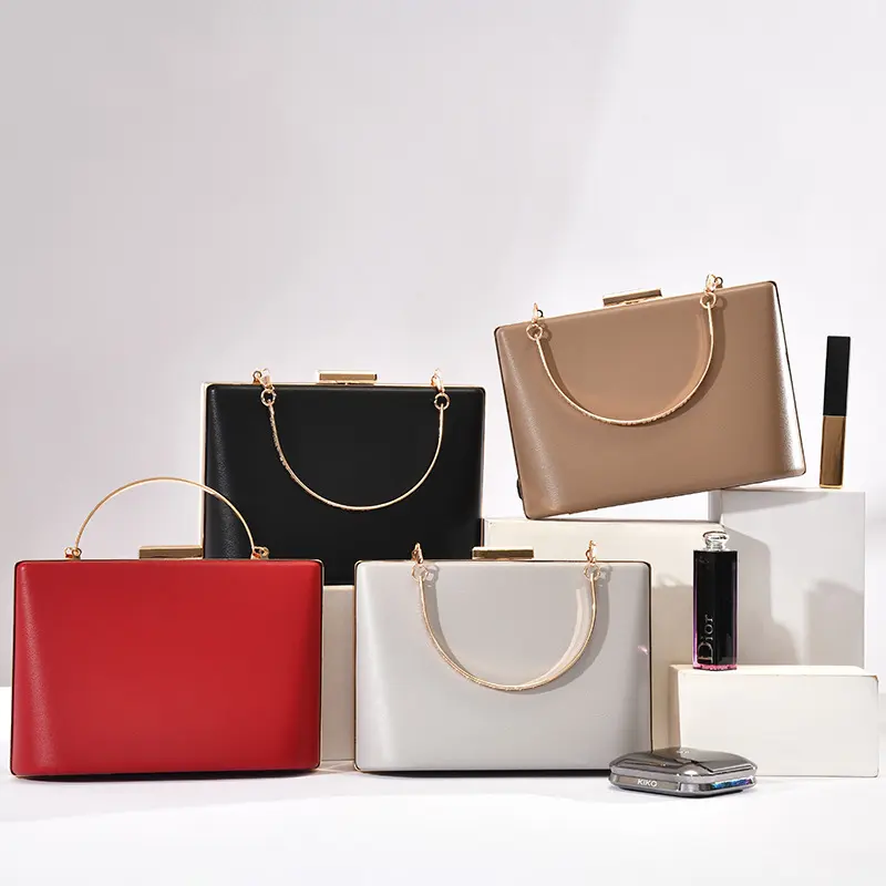 Solid Color Simple Double Ring Bag