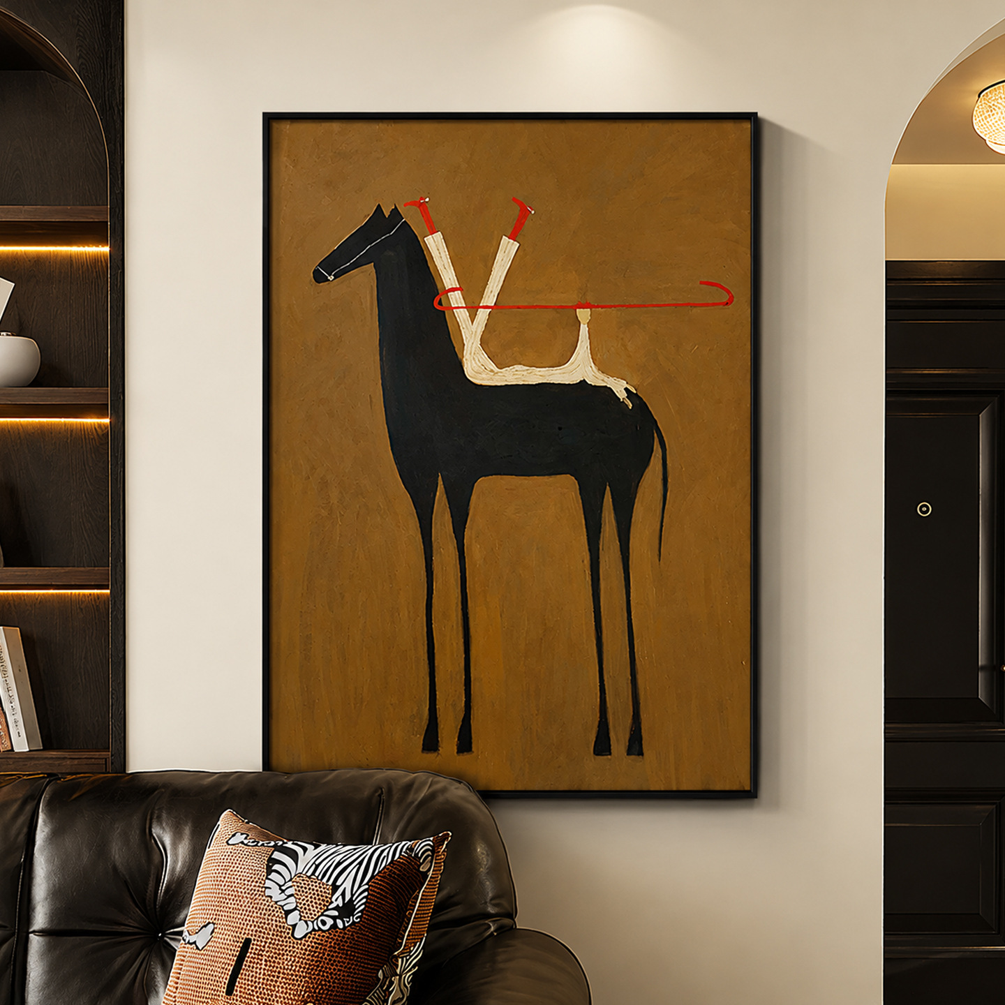Animal Canvas Wall Hanging, Framed, picture 2 of 12