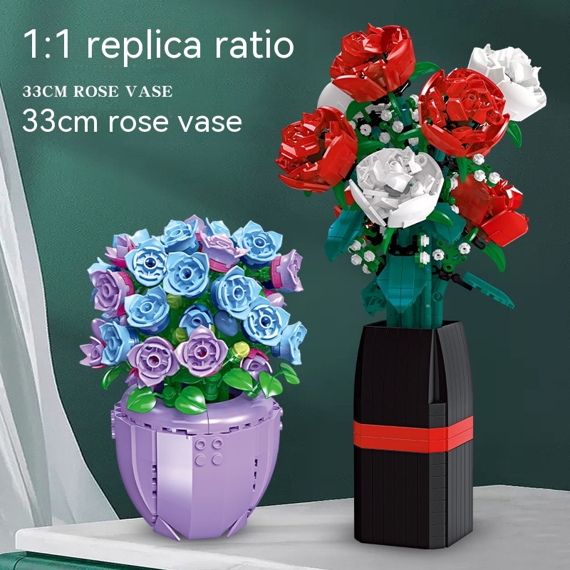 Bonsai Building Blocks Flower Office Creative Desktop Decoration