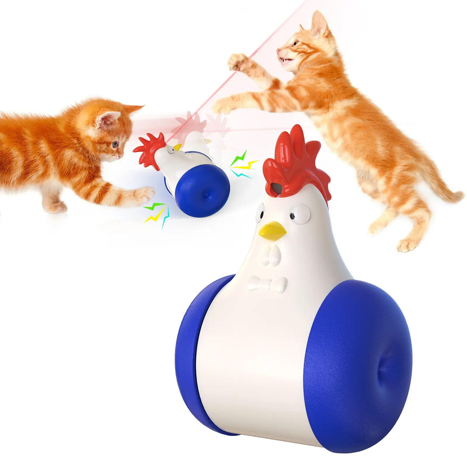 Pet Supplies New Sound-emitting Laser Electric Tumbler
