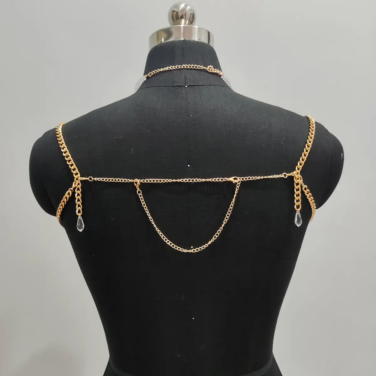 Fashion Colorful Beaded Chest Wrap Body Chains Women