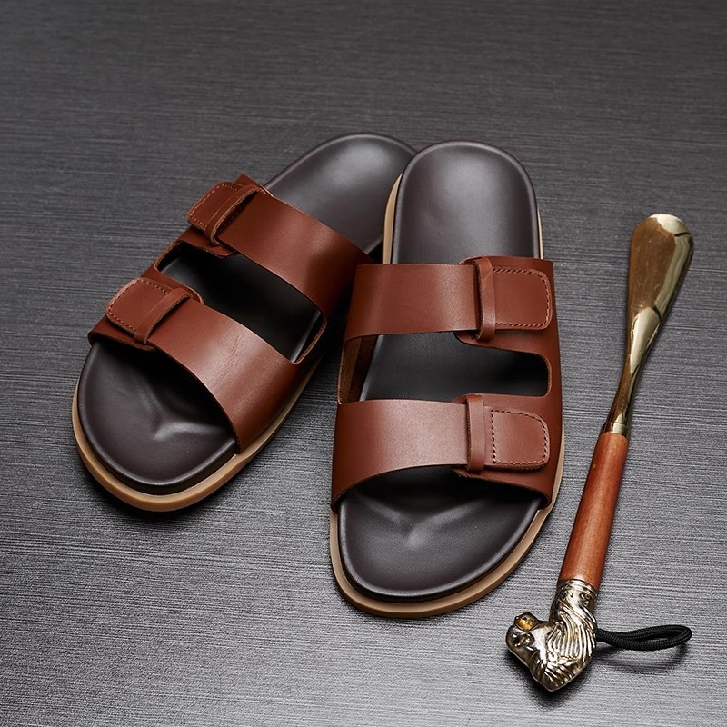 Fashionable Casual Leather Non-slip Breathable Sandals For The Beach
