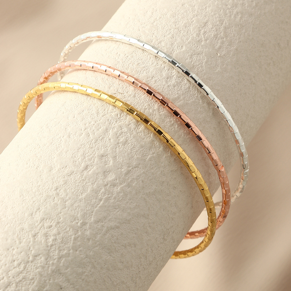 Golden Ancient Law Inheritance Thin Bracelet Female Accessories