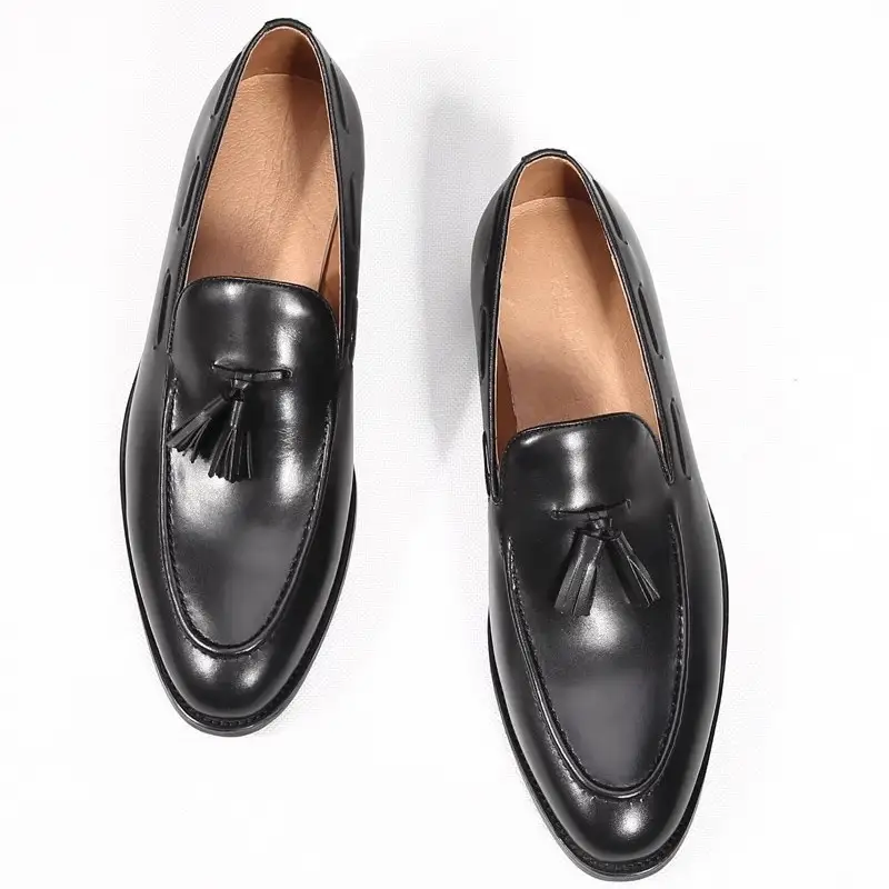 Men's Business Casual Handmade Genuine Leather Shoes