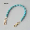 Vintage Turquoise Bag Chain Resin Chain view 10