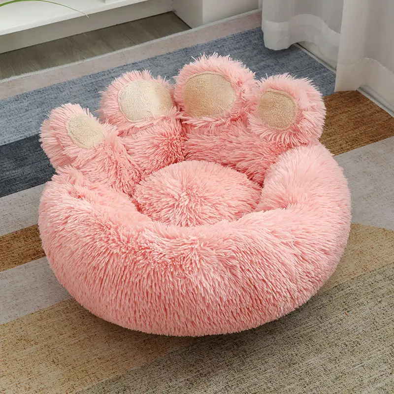 Plush Cathouse Doghouse Pet Bed Winter Warm